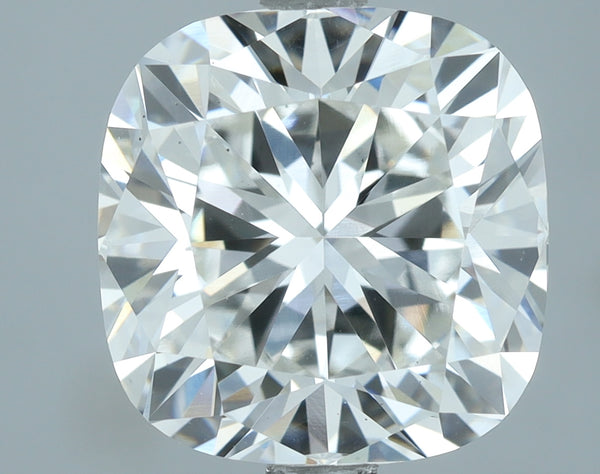 Lab-Grown 3.35 Carat Cushion Brilliant Diamond color F Clarity VS1, precious stones, engagement diamonds