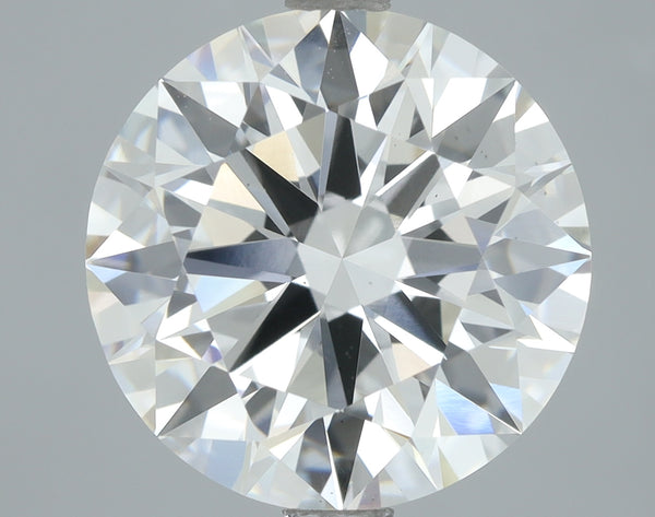 Lab-Grown 4.05 Carat Round Brilliant Diamond color E Clarity VS2, precious stones, engagement diamonds