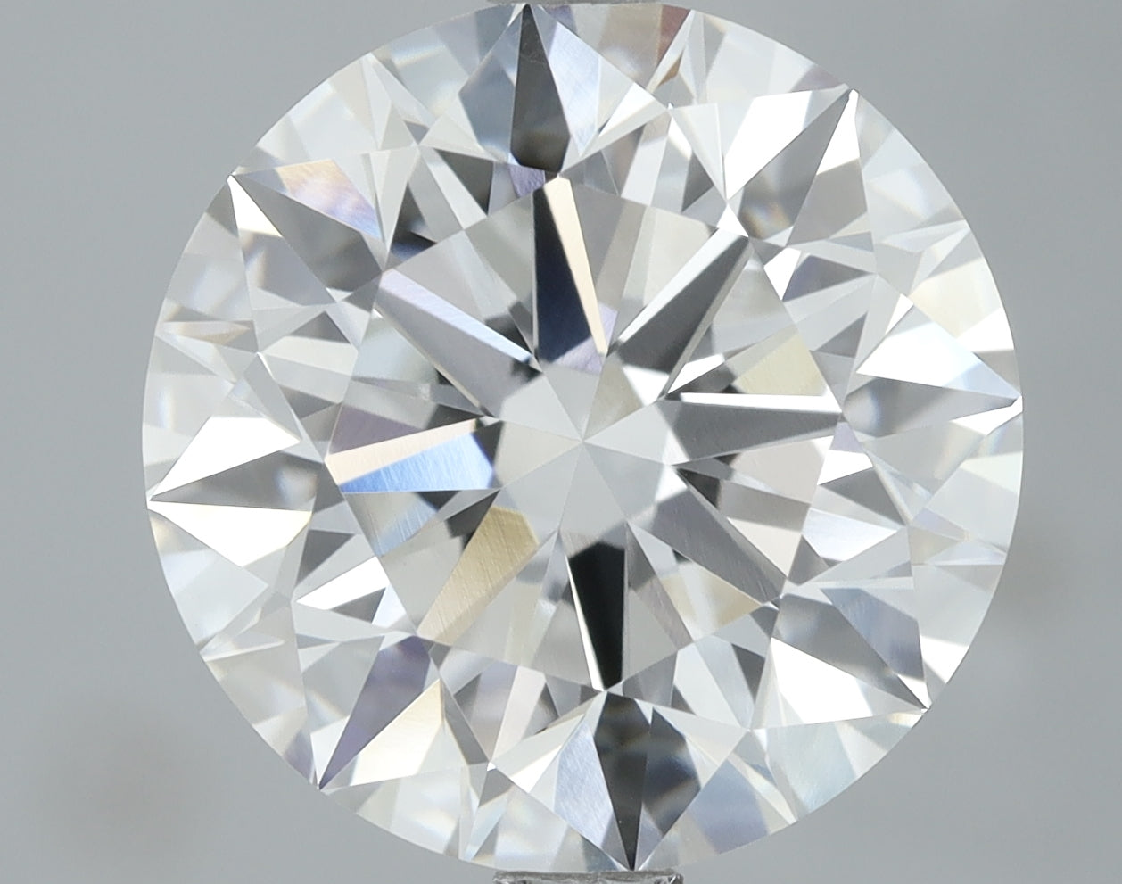 Lab-Grown 4.16 Carat Round Brilliant Diamond color E Clarity VVS2, precious stones, engagement diamonds