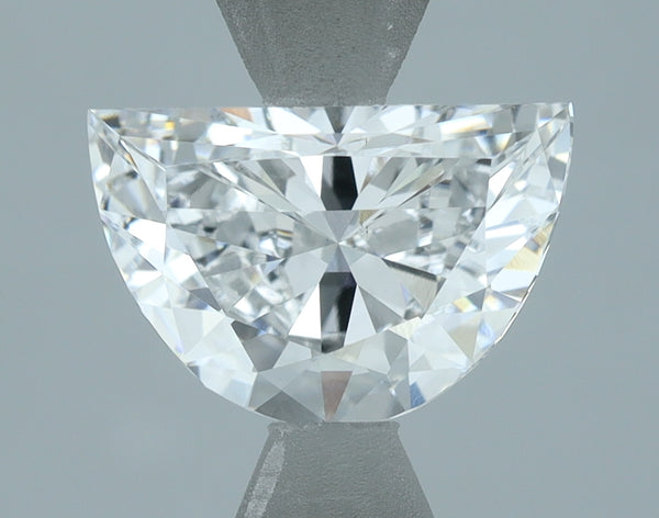 Lab-Grown 1.07 Carat Half Moon Shape Diamond color E Clarity VS1, precious stones, engagement diamonds