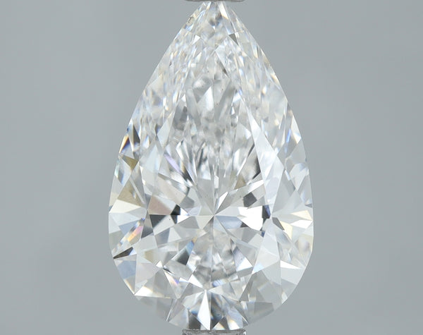 Lab-Grown 2.09 Carat Pear Shape Diamond color E Clarity VS1, precious stones, engagement diamonds