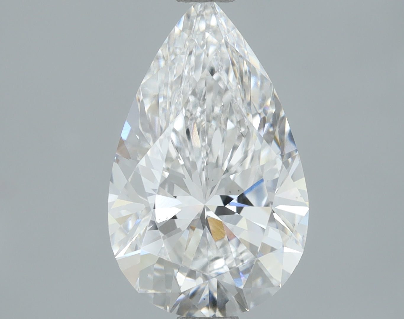 Lab-Grown 2.06 Carat Pear Shape Diamond color E Clarity VS1, precious stones, engagement diamonds