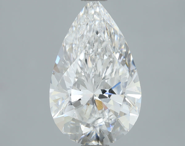 Lab-Grown 2.06 Carat Pear Shape Diamond color E Clarity VS1, precious stones, engagement diamonds