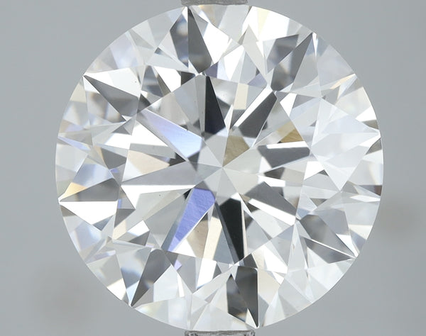 Lab-Grown 4.13 Carat Round Brilliant Diamond color D Clarity VS1, precious stones, engagement diamonds