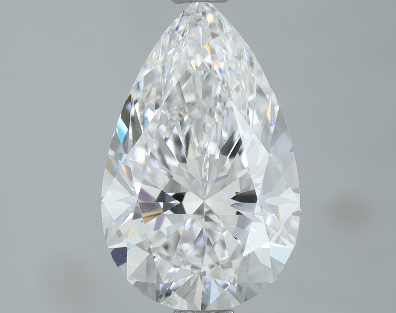 Lab-Grown 2.18 Carat Pear Shape Diamond color D Clarity VS1, precious stones, engagement diamonds