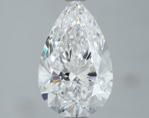 Lab-Grown 2.18 Carat Pear Shape Diamond color D Clarity VS1, precious stones, engagement diamonds