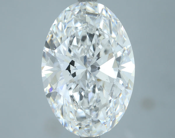 Lab-Grown 6.03 Carat Oval Shape Diamond color E Clarity VS2, precious stones, engagement diamonds