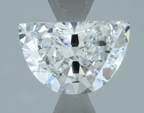 Lab-Grown 1.09 Carat Half Moon Shape Diamond color D Clarity VS1, precious stones, engagement diamonds