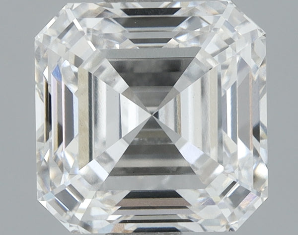 Lab-Grown 2.01 Carat Asscher Cut Diamond color E Clarity VS1, precious stones, engagement diamonds