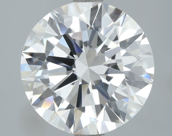 Lab-Grown 3.05 Carat Round Brilliant Diamond color E Clarity VVS2, precious stones, engagement diamonds