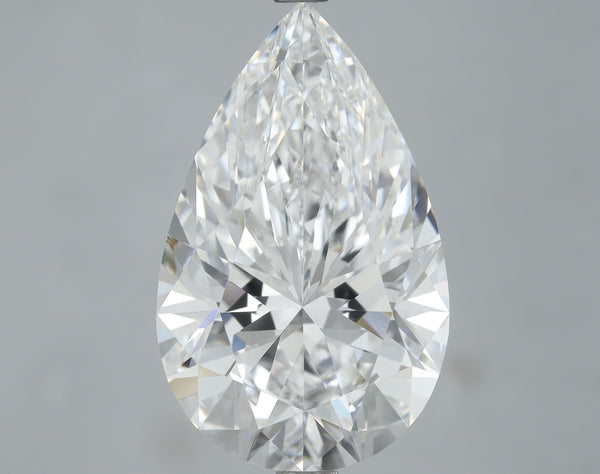 Lab-Grown 6.32 Carat Pear Shape Diamond color E Clarity VS1, precious stones, engagement diamonds