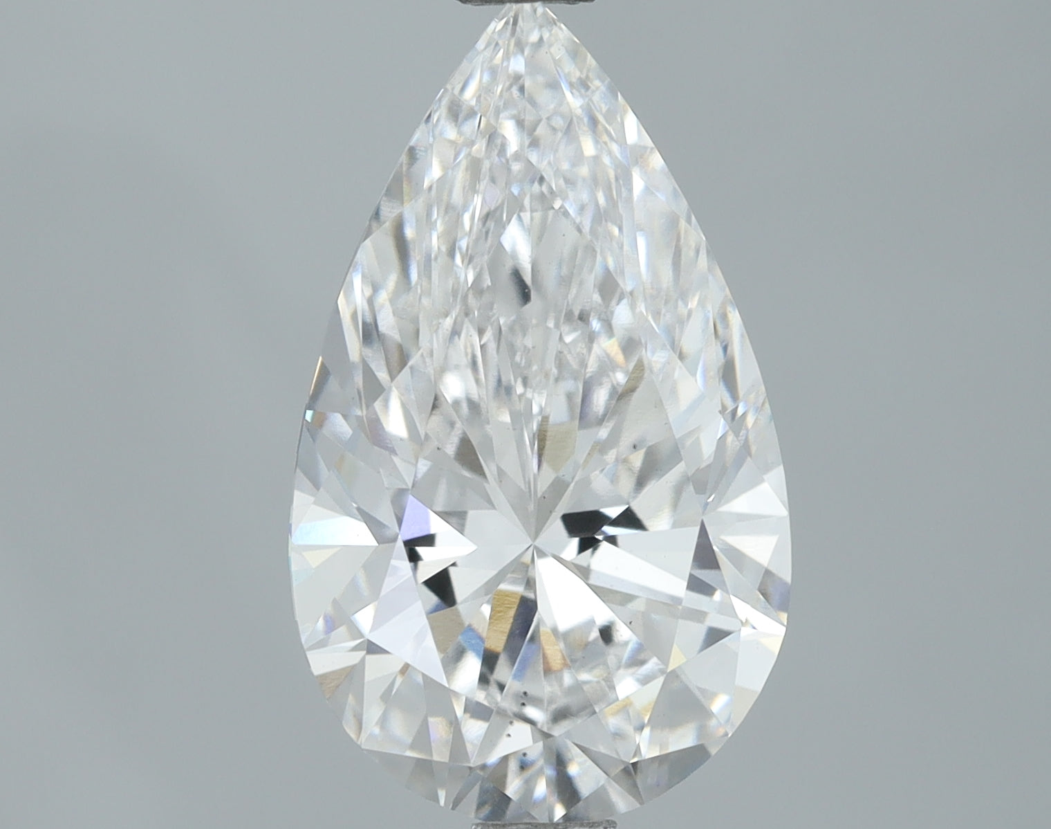 Lab-Grown 2.52 Carat Pear Shape Diamond color D Clarity VS2, precious stones, engagement diamonds