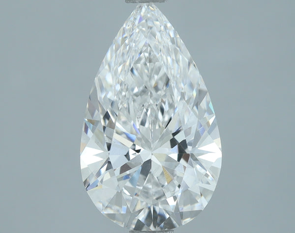 Lab-Grown 2.03 Carat Pear Shape Diamond color E Clarity VS1, precious stones, engagement diamonds