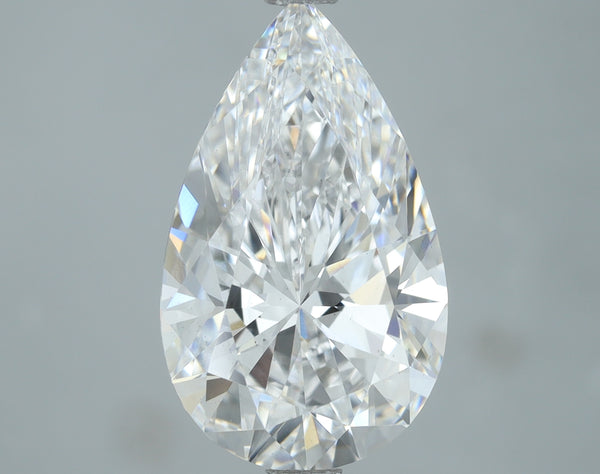 Lab-Grown 3.51 Carat Pear Shape Diamond color D Clarity VS2, precious stones, engagement diamonds