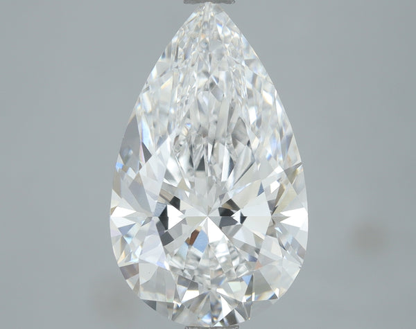 Lab-Grown 3.08 Carat Pear Shape Diamond color E Clarity VS1, precious stones, engagement diamonds