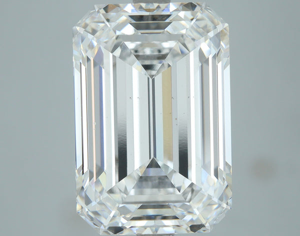 Lab-Grown 6.26 Carat Emerald Cut Diamond color E Clarity VS2, precious stones, engagement diamonds