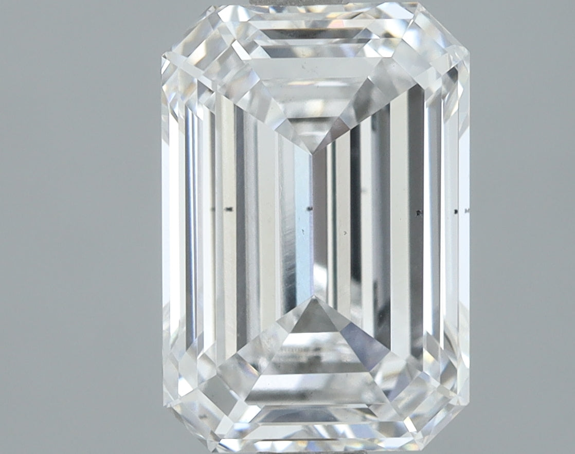 Lab-Grown 2.03 Carat Emerald Cut Diamond color D Clarity VS2, precious stones, engagement diamonds