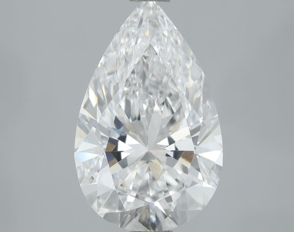 Lab-Grown 2.51 Carat Pear Shape Diamond color D Clarity VS2, precious stones, engagement diamonds