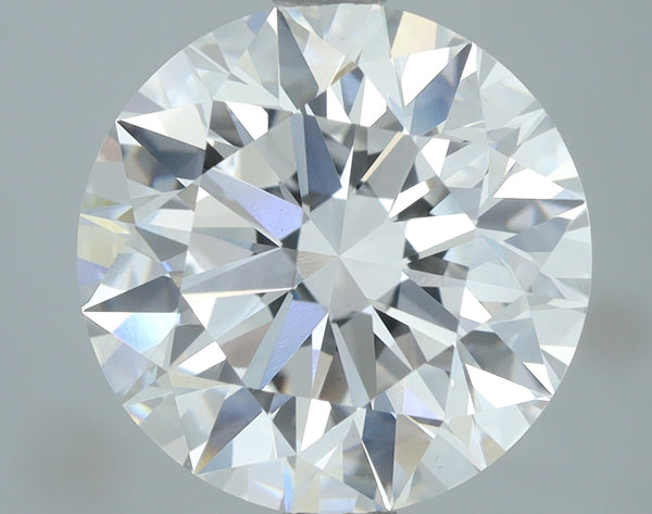 Lab-Grown 3.66 Carat Round Brilliant Diamond color D Clarity VS1, precious stones, engagement diamonds