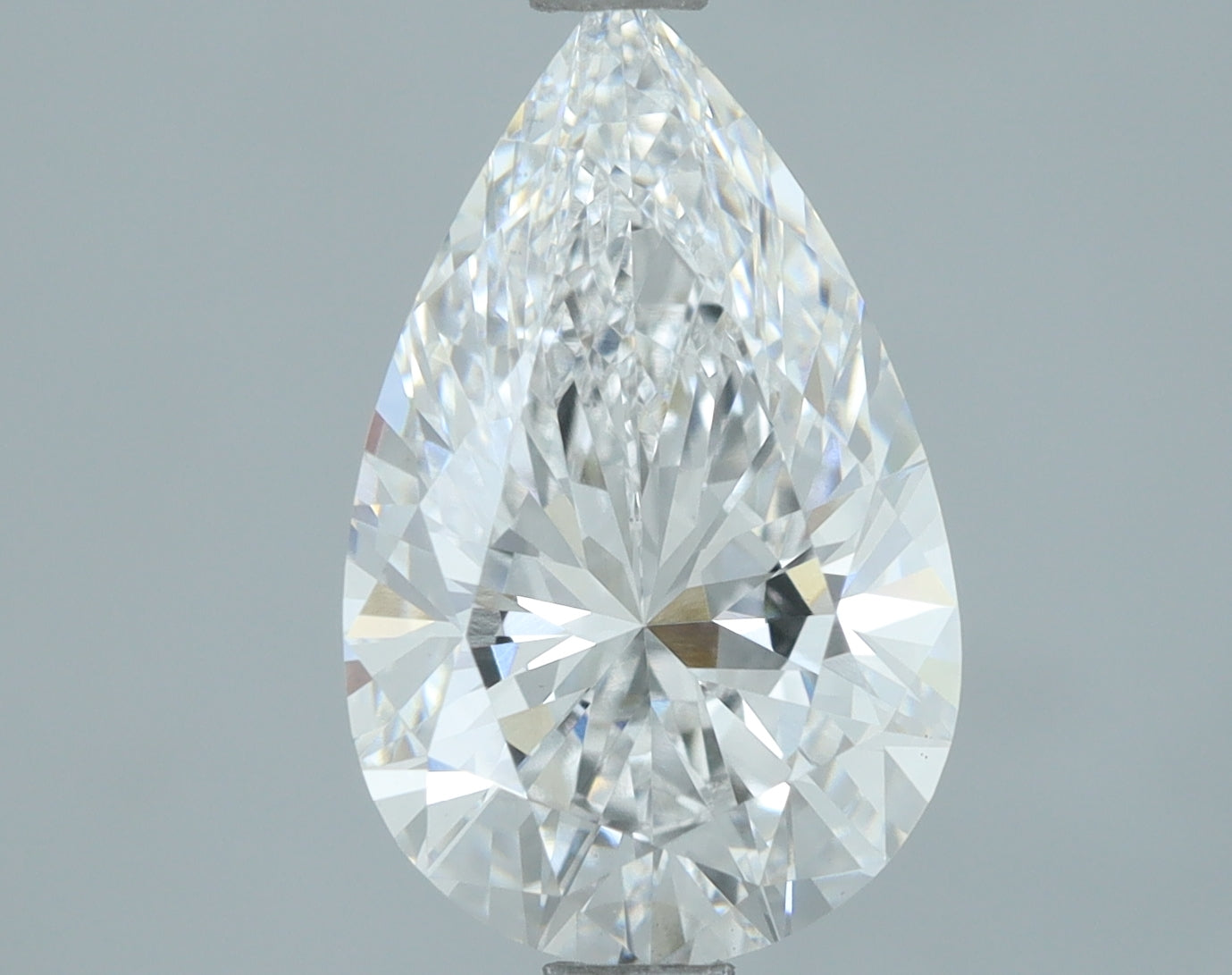 Lab-Grown 2.01 Carat Pear Shape Diamond color D Clarity VS1, precious stones, engagement diamonds