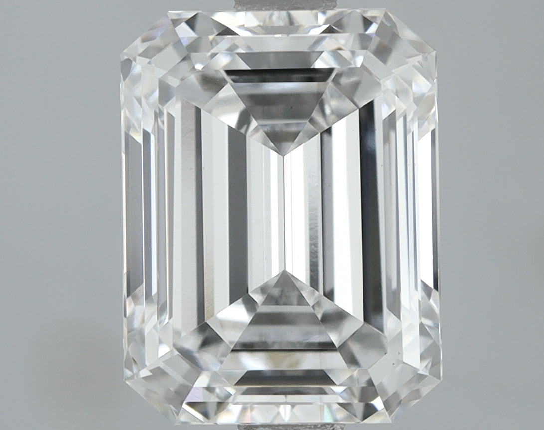 Lab-Grown 2.06 Carat Emerald Cut Diamond color E Clarity VS1, precious stones, engagement diamonds