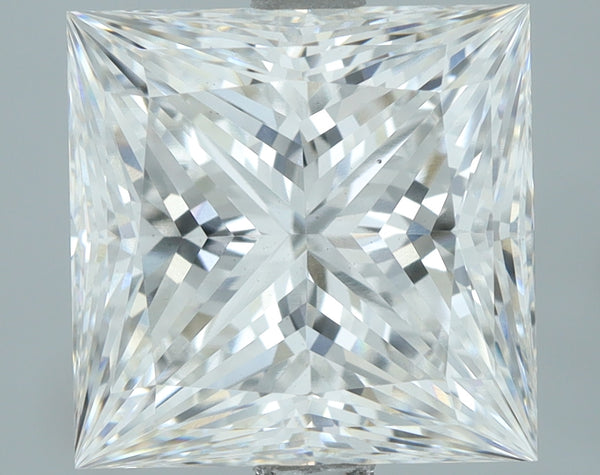 Lab-Grown 3.56 Carat Princess Cut Diamond color E Clarity VS1, precious stones, engagement diamonds