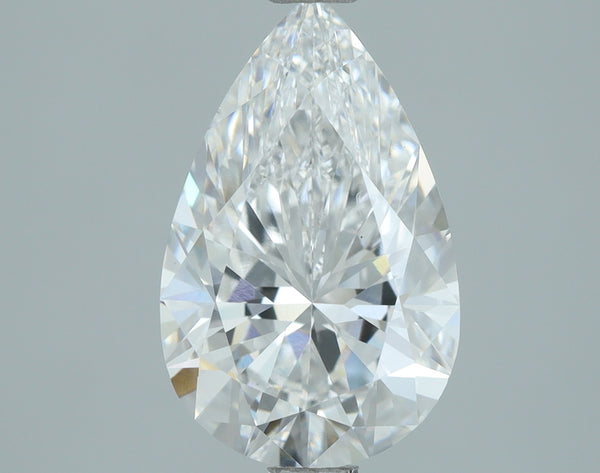Lab-Grown 2.26 Carat Pear Shape Diamond color E Clarity VS1, precious stones, engagement diamonds