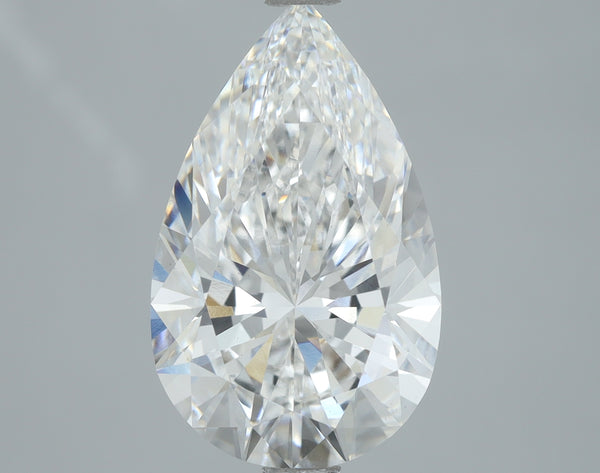 Lab-Grown 3.29 Carat Pear Shape Diamond color E Clarity VS1, precious stones, engagement diamonds
