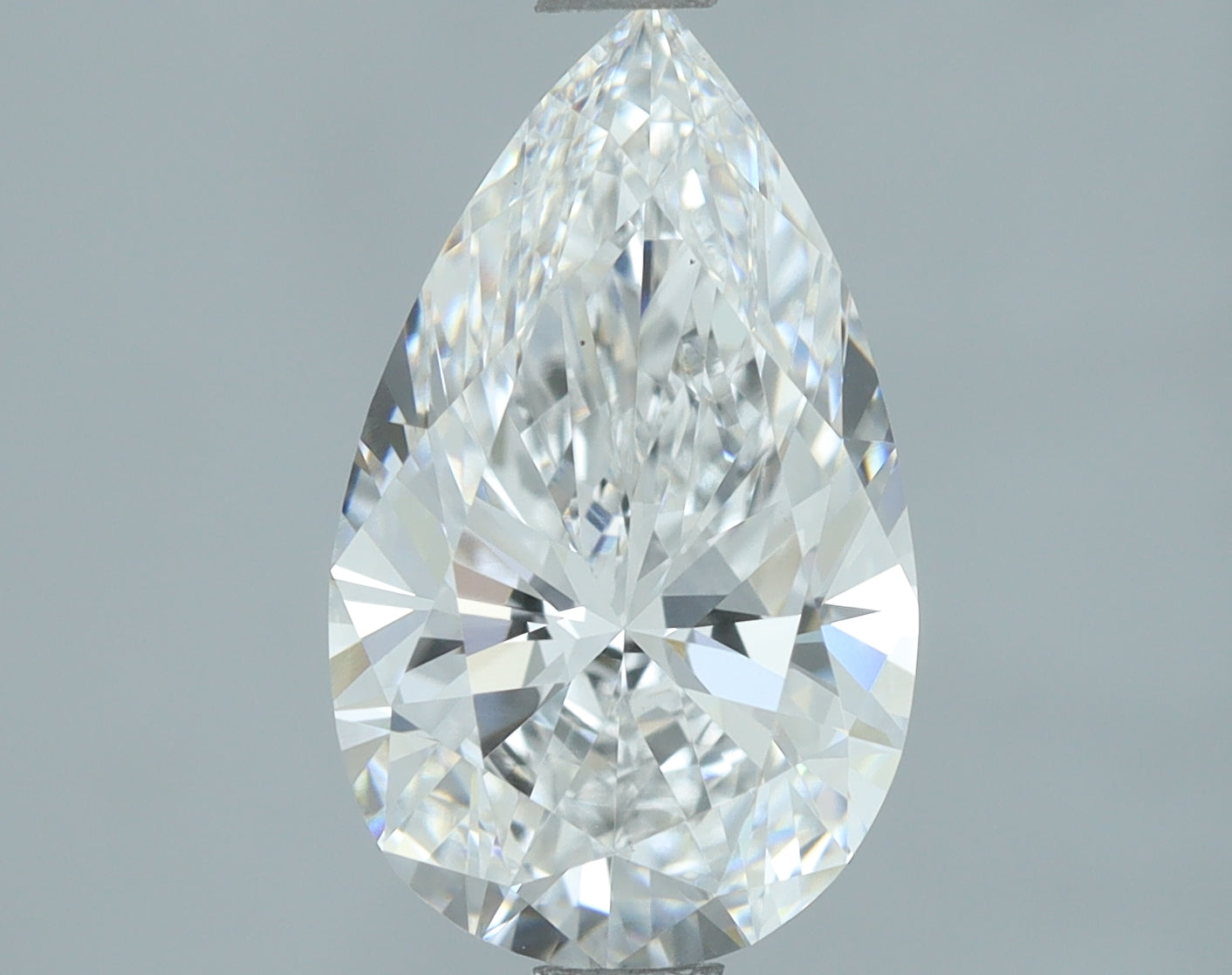 Lab-Grown 2.01 Carat Pear Shape Diamond color E Clarity VS1, precious stones, engagement diamonds
