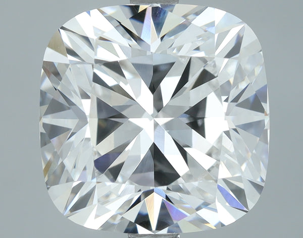 Lab-Grown 4.52 Carat Cushion Brilliant Diamond color E Clarity VVS2, precious stones, engagement diamonds