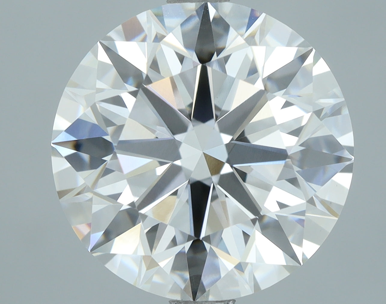 Lab-Grown 4.17 Carat Round Brilliant Diamond color E Clarity VVS2, precious stones, engagement diamonds