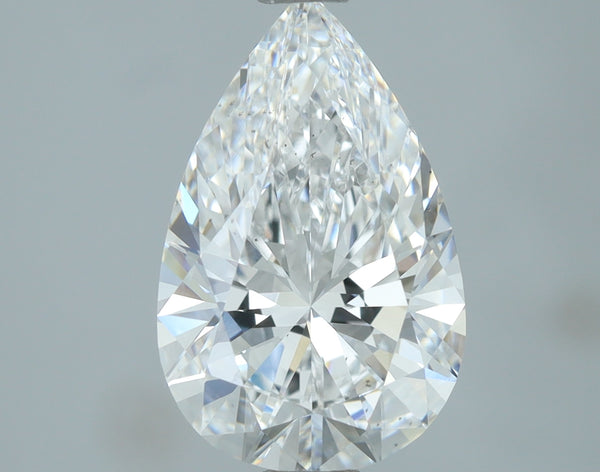 Lab-Grown 2.00 Carat Pear Shape Diamond color D Clarity VS2, precious stones, engagement diamonds