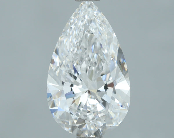 Lab-Grown 2.00 Carat Pear Shape Diamond color D Clarity VS2, precious stones, engagement diamonds