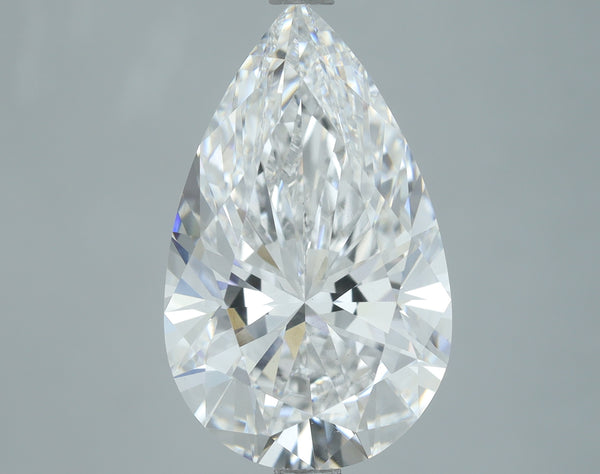 Lab-Grown 5.01 Carat Pear Shape Diamond color E Clarity VS2, precious stones, engagement diamonds