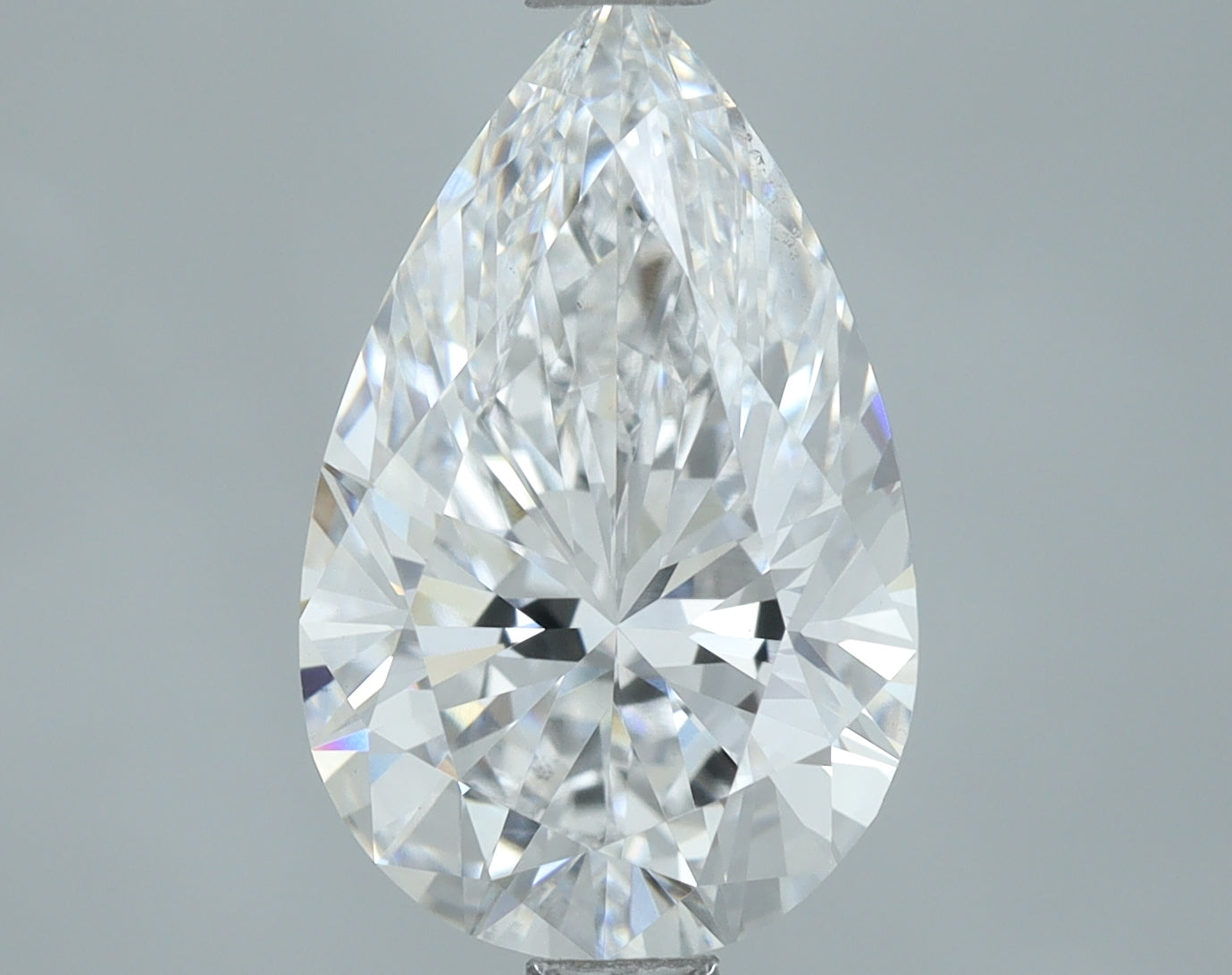 Lab-Grown 2.01 Carat Pear Shape Diamond color D Clarity VS2, precious stones, engagement diamonds