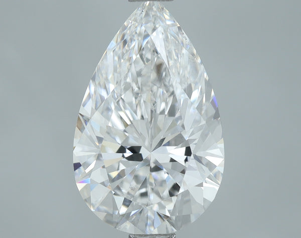 Lab-Grown 2.01 Carat Pear Shape Diamond color D Clarity VS2, precious stones, engagement diamonds
