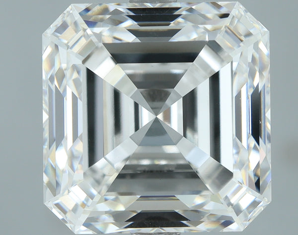 Lab-Grown 7.01 Carat Asscher Cut Diamond color E Clarity VS1, precious stones, engagement diamonds