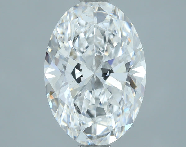 Lab-Grown 2.01 Carat Oval Shape Diamond color E Clarity VS1, precious stones, engagement diamonds
