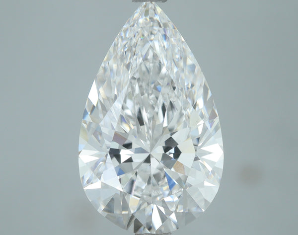 Lab-Grown 4.02 Carat Pear Shape Diamond color D Clarity VS1, precious stones, engagement diamonds