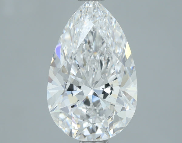 Lab-Grown 2.00 Carat Pear Shape Diamond color E Clarity VS2, precious stones, engagement diamonds