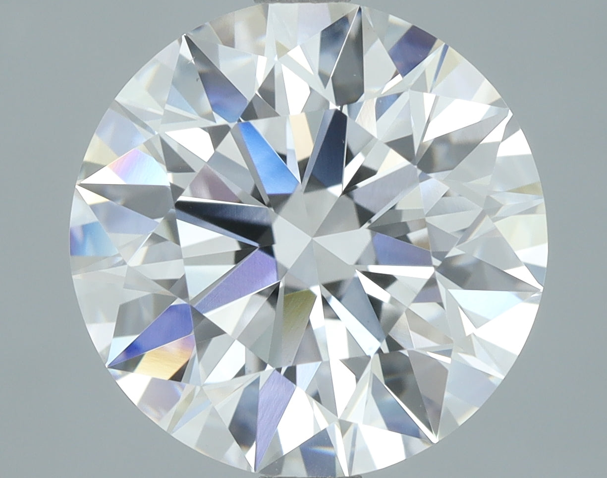 Lab-Grown 4.06 Carat Round Brilliant Diamond color E Clarity VS1, precious stones, engagement diamonds