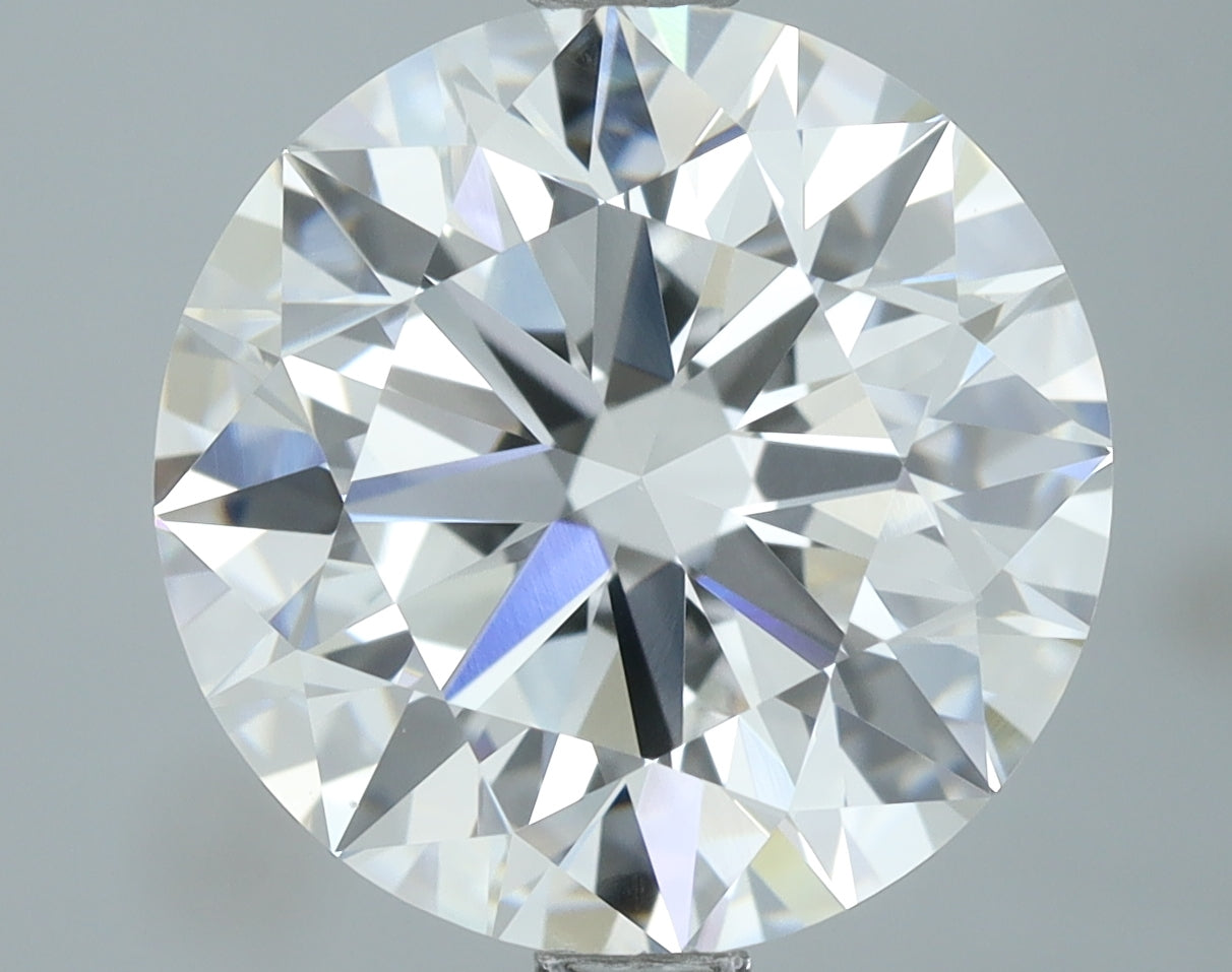 Lab-Grown 3.63 Carat Round Brilliant Diamond color E Clarity VVS2, precious stones, engagement diamonds