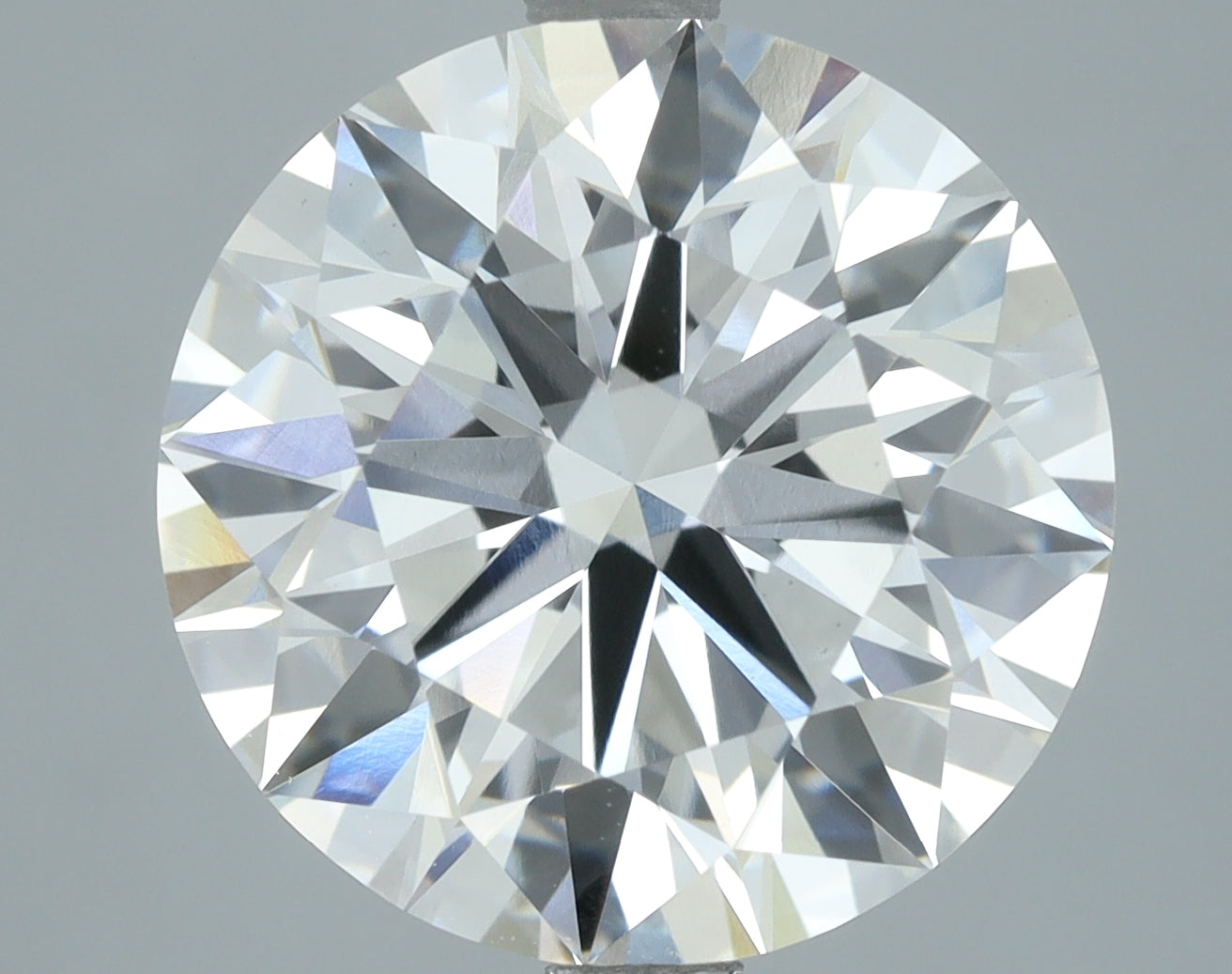 Lab-Grown 4.59 Carat Round Brilliant Diamond color E Clarity VVS2, precious stones, engagement diamonds