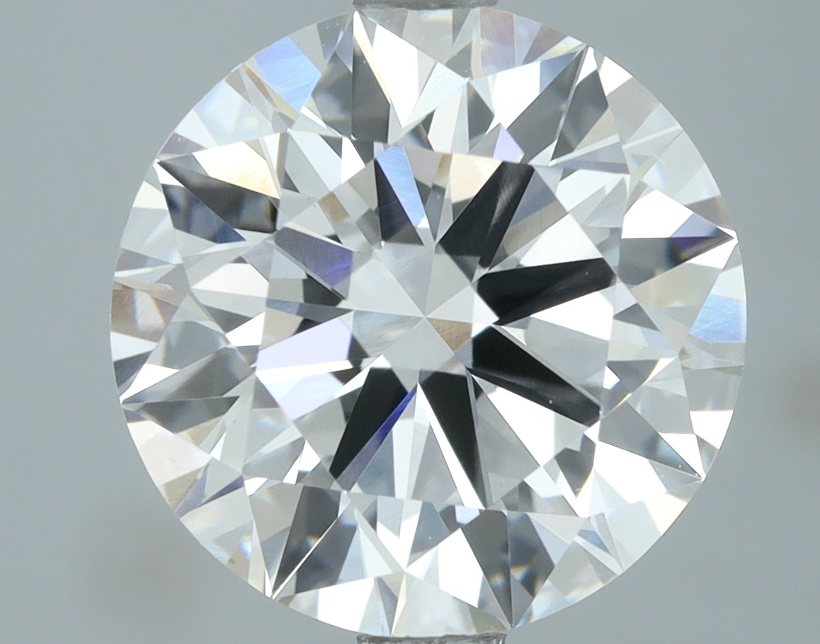 Lab-Grown 3.26 Carat Round Brilliant Diamond color E Clarity VS1, precious stones, engagement diamonds