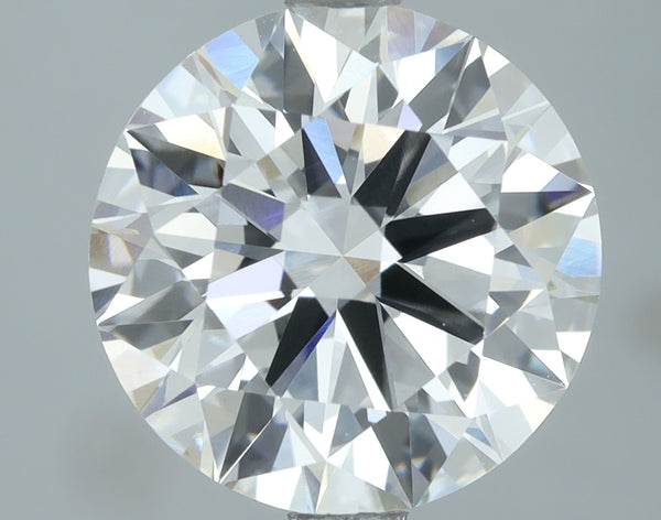 Lab-Grown 3.26 Carat Round Brilliant Diamond color E Clarity VS1, precious stones, engagement diamonds