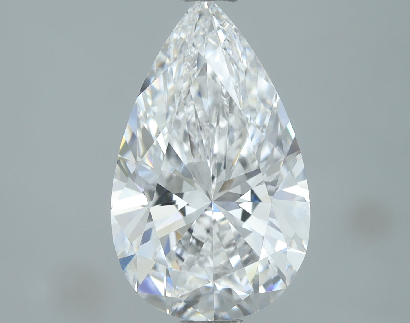 Lab-Grown 2.01 Carat Pear Shape Diamond color D Clarity VVS2, precious stones, engagement diamonds