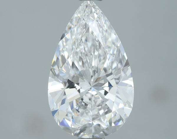 Lab-Grown 2.01 Carat Pear Shape Diamond color D Clarity VVS2, precious stones, engagement diamonds