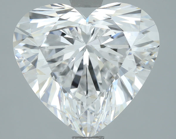 Lab-Grown 3.35 Carat Heart Shape Diamond color D Clarity VS1, precious stones, engagement diamonds