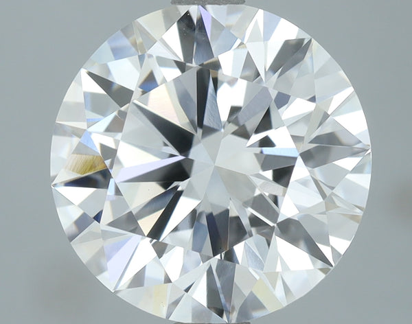 Lab-Grown 3.12 Carat Round Brilliant Diamond color D Clarity VS1, precious stones, engagement diamonds