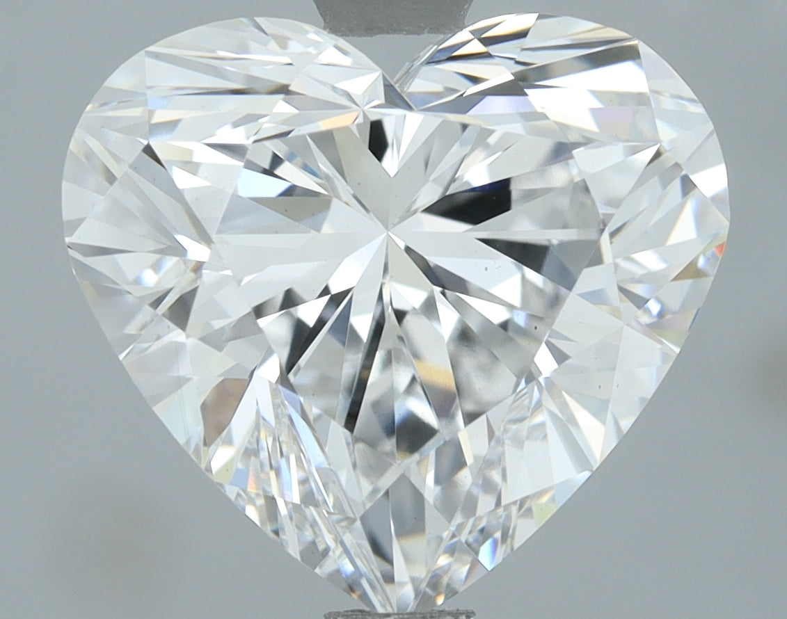 Lab-Grown 3.08 Carat Heart Shape Diamond color D Clarity VS1, precious stones, engagement diamonds